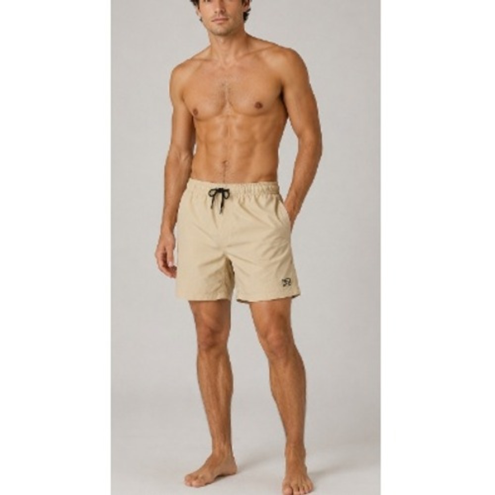 Honolua Surf Co Men's Beach Bum Elastic Waist Side Pockets‎ Board Shorts Size L